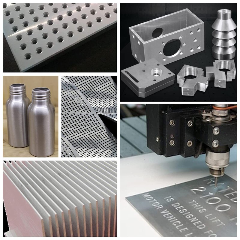 BENECREAT 10 Pcs 100x100mm Aluminum Panel Plate with Protective Film