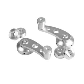 Pilot LA_02520 Racing Window Crank Aluminium 6 cm 2 Pieces