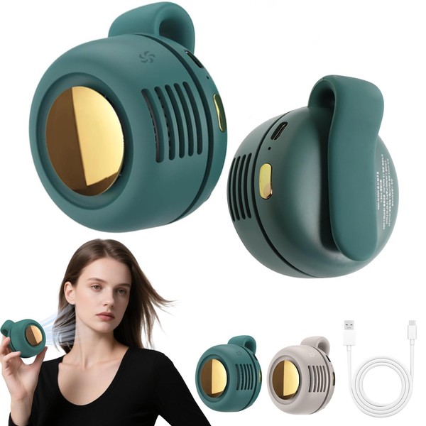 Portable Silent Mini Bladeless Electric, Mini Bladeless Clip Fan, Small