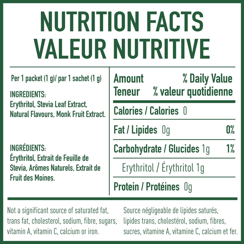 Whole Earth Sweetener Company Stevia & Monk Fruit Sweetener, Erythritol