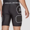 Gilbert Protective Men's Rugby Shorts, Black, M