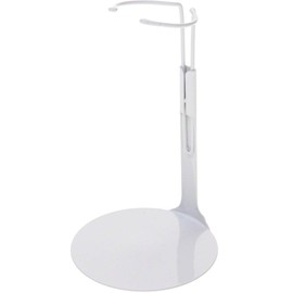 Kaiser Doll Stand 2001 - White Doll Stand for 6 1/2" to 10" Dolls and Action Figures, 6-Pack (Best for 8" Dolls)