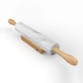 Koville Marble Rolling Pin, Non-Stick Polished Dough Roller, Pasta, Dumpling, Ravioli, Fondant,Pie Crust, Kitchen Baking Pastry Tools(Namib Fantasy)