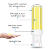TZHILAN G9 LED Bulb 80w 60w Halogen Equivalent Dimmable, 6300K