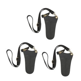 Beavorty 3pcs Barber Scissors Pouch Hairdressing Tool Case Safe Material Compact Stylish