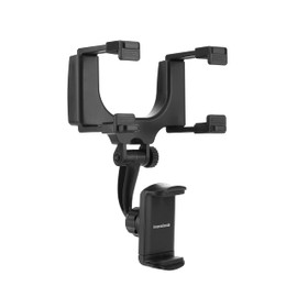 InnovaGoods ® Smartphone-Halter für den Rückspiegel, Handyhalterung für Ihr Auto hält Ihr Handy sicher und stabil, Autozubehör mit ergonomischem Design und einfacher Installation.