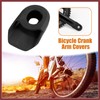 HEROFFIX 2pcs Soft Plastic Bicycle Cycling Crank Boot Protectors Mountain