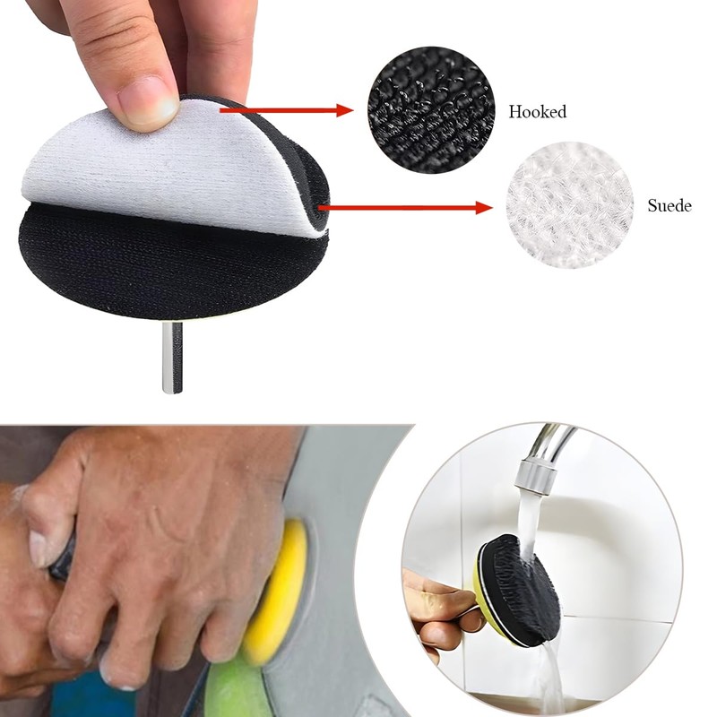 SHMZK 3 Inch Hook & Loop Sanding Backing Pad, Sanding