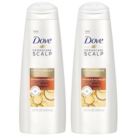 Dove Dermacare Scalp - Anti-Dandruff Shampoo - Dryness & Itch Relief - 12 Fl Oz (Pack of 2)