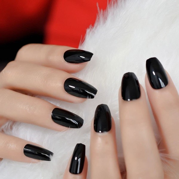 BBG BY ROYA Press On Nails Blajk | Pack of