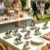 9 Pcs Derby Decor for Table Horse Racing Wooden Table
