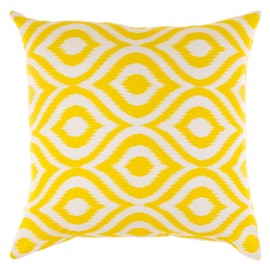 TreeWool®, Pack of 2 Decorative Cushion Covers, Ikat Ogee Design,100% Cotton