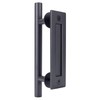 Milcasa Products Interior Barn Door Pull Handle Set, Matte Black