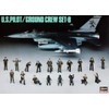 ハセガワ 1/48 アメリカ空軍 パイロット/グランドクル- セット B #X48-5