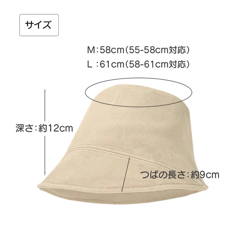 Spargel Women's Bucket Hat, Hat, Large, Deep, UV Protection, Spring,