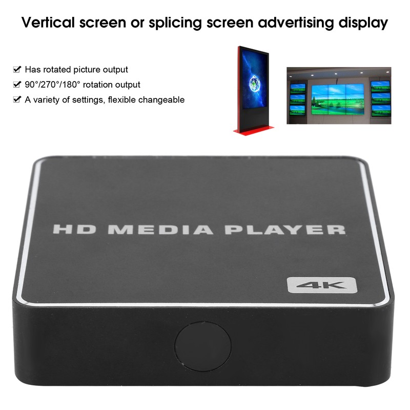 Mini Full High Definition 1080P USB Media Box 4K Player