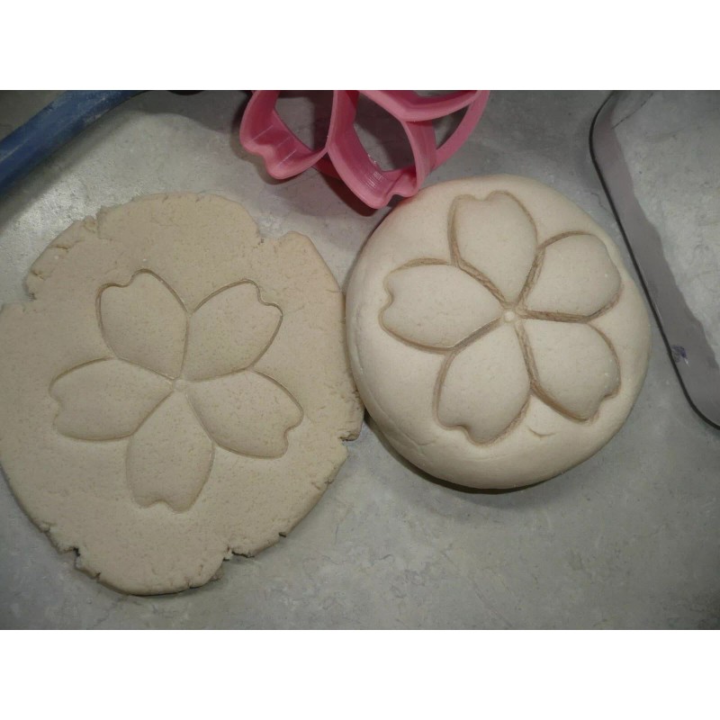 AJT MINI SIZE HIBISCUS FLOWER CONCHA COOKIE CUTTER MEXICAN SWEET