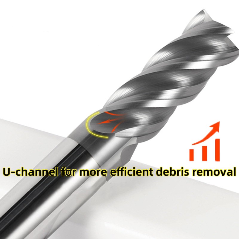 Vleant CNC Machine End Mill Set - HSS Square Nose