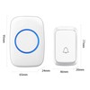 Smart Wireless Doorbell Waterproof Strong Penetration Security Doorbell for Home