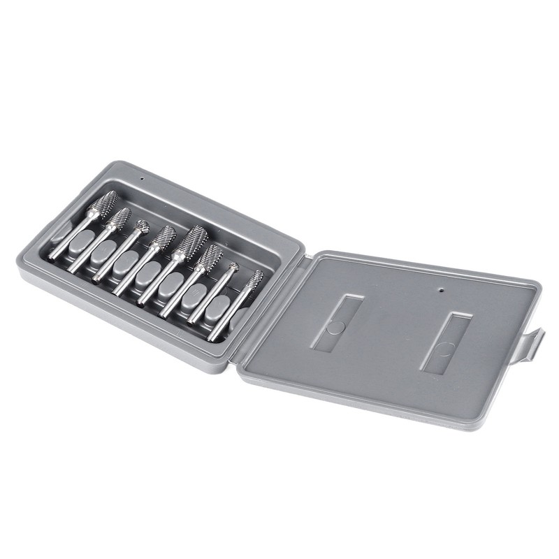 8PCS Set Stone Carving Set Tungsten Steel Rotary Polishing Rotary