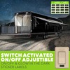 Leisure LED Modern Single SPST On-Off Switch with Bezel, 12-Volt,
