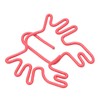 100Pcs Kids Paper Clips Crab Style Metal Exquisite Color Wide