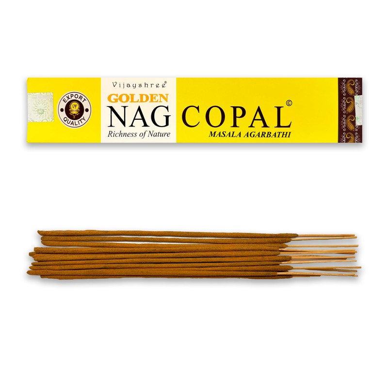 Vijayshree Golden Nag Copal Incense Sticks 180g (70-90 Sticks) -
