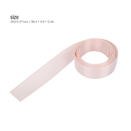 Haosie Ballet Pointe Shoes Ribbon, Satin Roll Ballet Dance Shoe Ribbon, 98.4 X 0.9 X 0.4 in Ladies Satin Ballet Shoes Accessories
