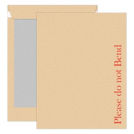 10Pcs A5 Envelopes iSOUL 229mm x 162mm A5 C5 Manilla Hard Board Backed Envelopes Do Not Bend Envelope (Pack of 10)
