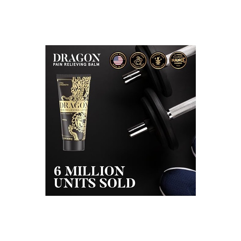 Americanna Wellness Dragon Lotion 3.4oz EXTRA Black