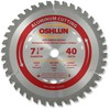 Oshlun SBNF-072540 7-1/4-Inch 40 Tooth TCG Saw Blade with 5/8-Inch