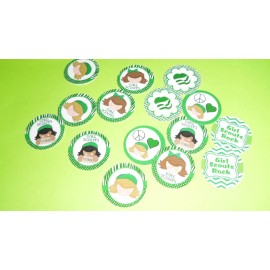 Unbranded Pre Cut One Inch Bottle Cap Images Girl Scouts Rocks Free Shipping - photo, 15 images