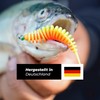 Trout Master Worm - Flexible, UV-Active Trout Bait with Garlic