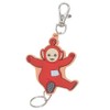 SK Japan Teletubbies Rubber Reel KH Key Chain, red