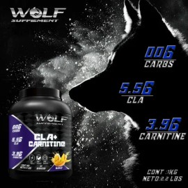 Cla  Carnitina 1kg Wolf Suplements Pre Entreno 100servicios                                                                                           