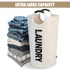 DOKEHOM 90L Large Foldable Laundry Baskets, Foldable Laundry Bags, Clothes