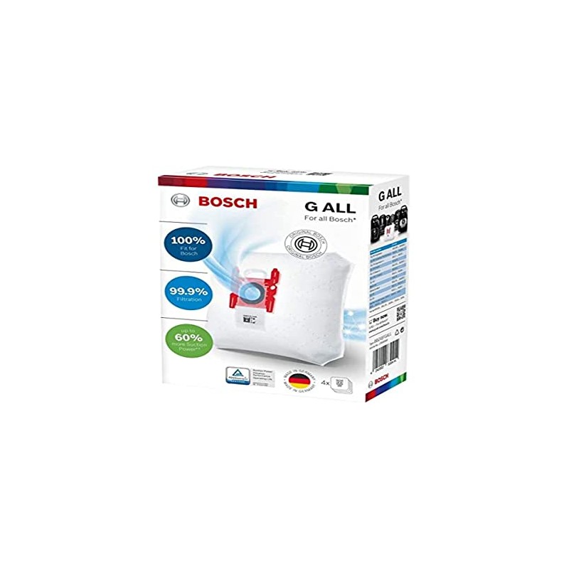 Genuine Bosch Vacuum Bags G Type 4 in pack