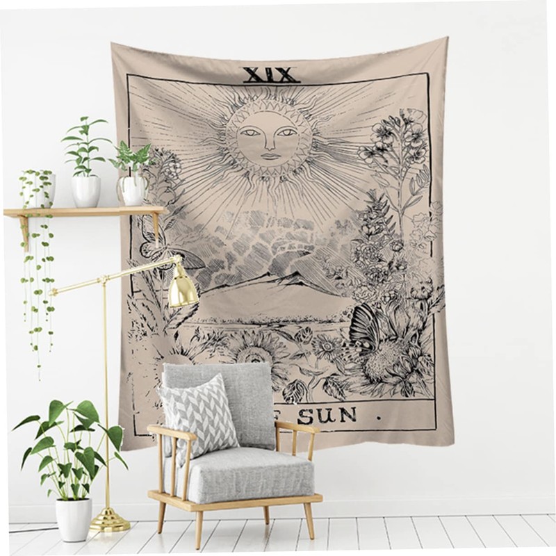 CORHAD Living Room Decor Pink Home Decor Tapestry Wall Hanging