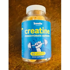 Kwala Nutrition Creatine Monohydrate Gummies  Men & Women - 5g Creatine EXP 8/25