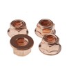 Car Exhaust Manifold Nuts Head Stud Nut M8 Hex Copper