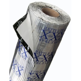 FatMat Self-Adhesive Rattletrap Sound Deadener Bulk Pack with Install Kit - 50 Sq Ft x 80 mil Thick