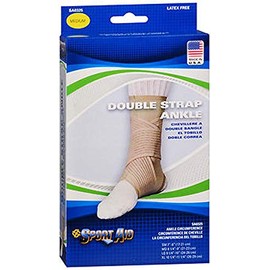 Scott Specialties Double Strap Ankle Support Sport Aid, Medium, 0.183 Pound