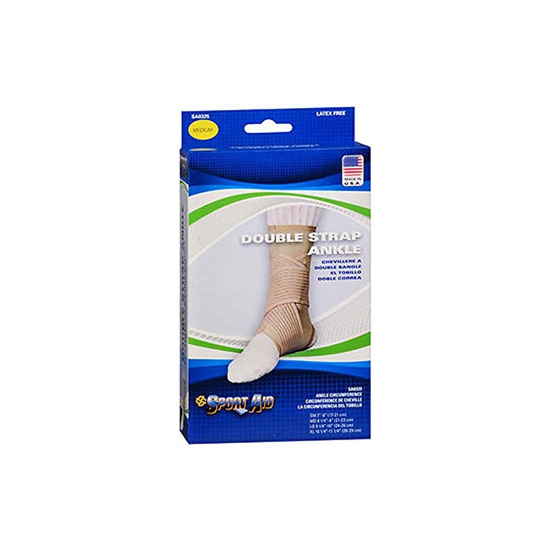 Scott Specialties Double Strap Ankle Support Sport Aid, Medium, 0.183