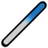 Mont Bleu Coloured Large Glass Nail File in Black Velvet
