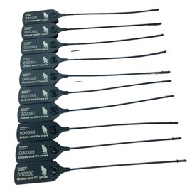 10 Pcs Anti-Swap Tags with Numbered Protection Tags Anti-Theft Tags Anti-fraud Tags Plastic Tags NYANDELMO Black