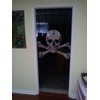ABeadedCurtain 125 String Pirate Flag Jolly Roger Beaded Curtain Handmade
