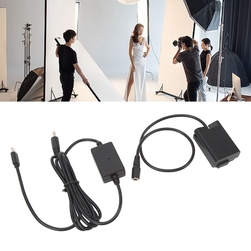 Camera Dummy Battery Pack USB C Digital External Power Fully