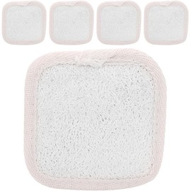 Esponja Vegetal para Ducha de Baño 5 Piezas, Lufa Beige