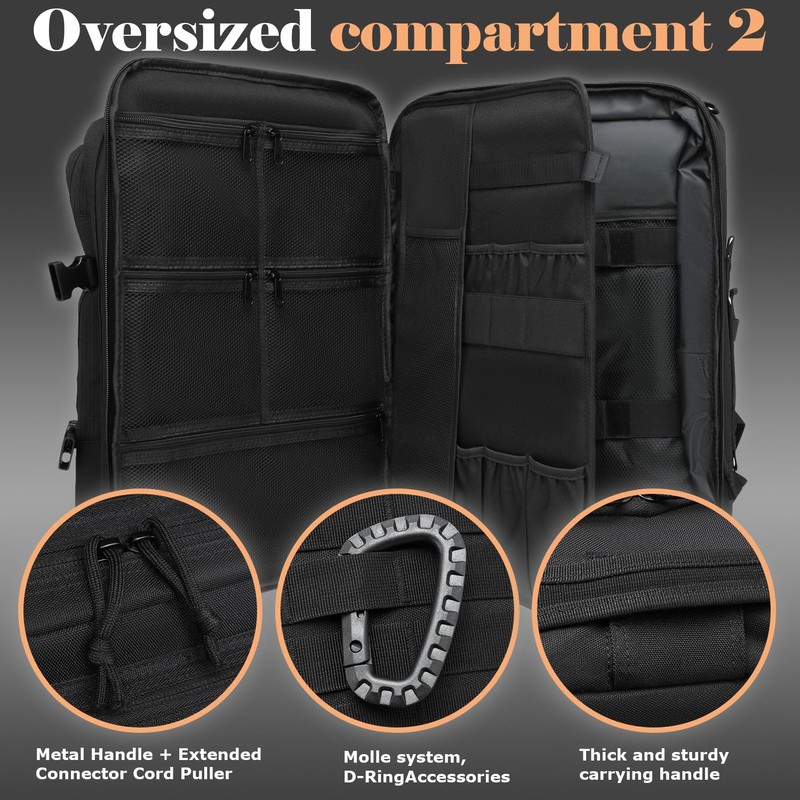 XINTREY Tactical Chef Knife Backpack Professional Knife Carrying Bag Travel