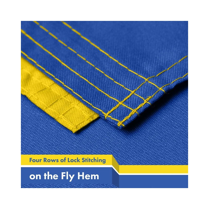 G128 NEW G128 Ukraine Flag 3-Pack 3x5 FT Ukrainian Printed